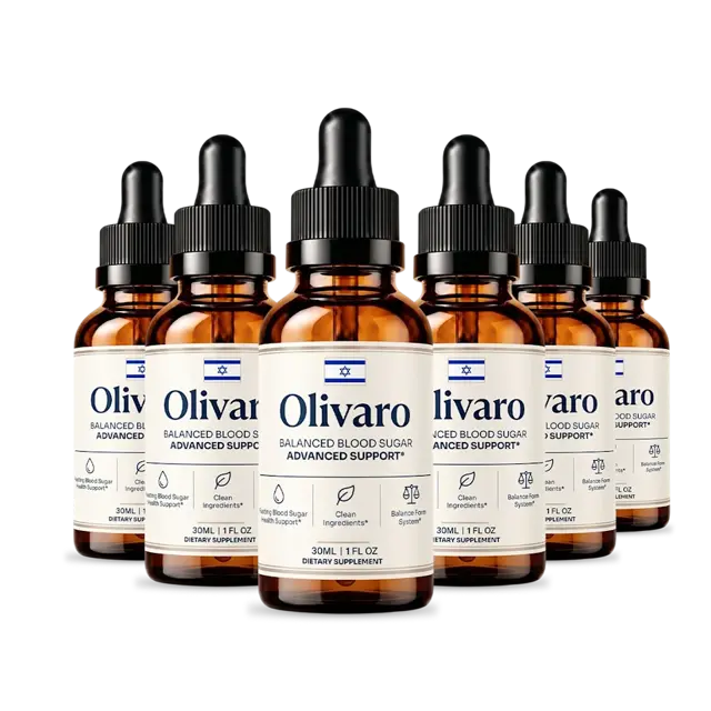 Olivaro blood sugar support drops bottle lineup